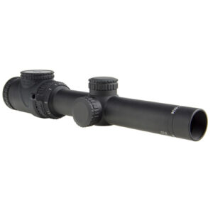 ACCUPOINT RIFLESCOPE - MATTE BLACK, 1-6X24, RED TRIANGLE POST RETICLE, TRITIUM/FIBER OPTICS ILLUMINATED