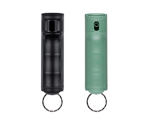 SABRE 2PK PEPPER GEL W/CLP BLK/GRN