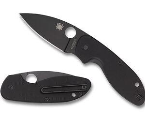 SPYDERCO EFFICIENT G-10 BLACK PLAINE