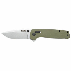 TERMINUS XR G10 KNIFE - OLIVE DRAB, CLIP POINT, PLAIN EDGE, 2.95" BLADE