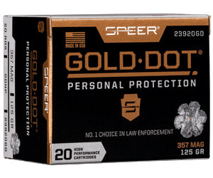 SPR GOLD DOT 357MAG 125GR HP 20/200