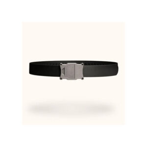 APOGEE BELT - GRAY BUCKLE, BLACK BELT, FULLY ADJUSTABLE, 50"