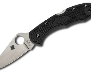 SPYDERCO DELICA4 BLK FFG PLAINEDGE