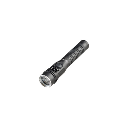 STRION 2020 RECHARGEABLE FLASHLIGHT - BLACK, 1200 LUMENS, 28000 CANDELA, 120V AC/12V DC CHARGER, 1 HOLDER