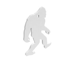 B/C AR500 3/8" SILHOUETTE YETI WHT