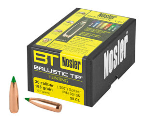 NOSLER 30 CAL 165GR 50CT