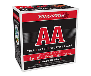 WIN AA TRGT 12GA 2.75" #7.5 25/250