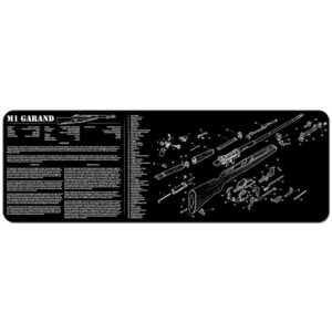 M1 GARAND CLEANING MAT - BLACK, 12" X 36"