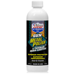 LUCAS GUN METAL POLISH - 16 OZ. LIQUID BOTTLE