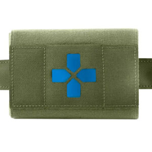 THE MICRO TRAUMA KIT NOW! COMPLETE KITS - BELT MOUNT, ADVANCED SUPPLIES, RANGER GREEN