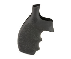 HOGUE GRIP S&W K/L RND BUTT BNTM BLK